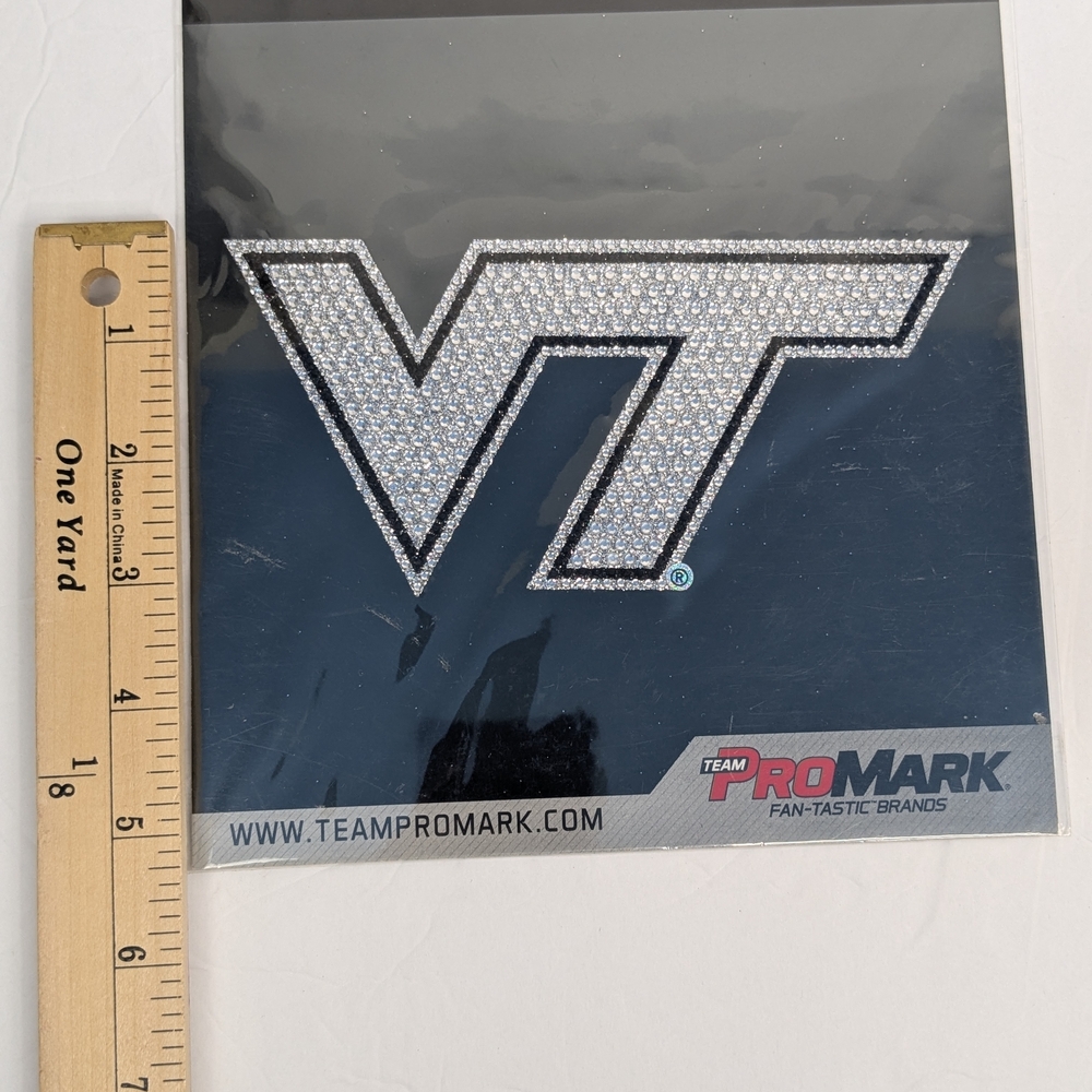 VT Rhinestone Iron-On Patch - Picture 5 of 5